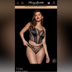 Honey Birdette Toni corset